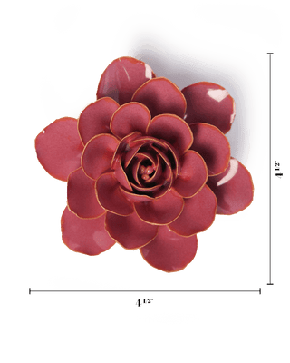 Ceramic Pink Begonia - Olita Gifts & Goods