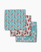 Load image into Gallery viewer, Winter Holly Dishcloth Set
