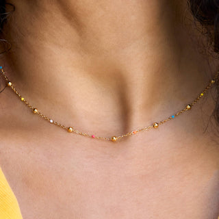 Dippin' Dots Necklace - 18K Gold Plated - Olita Gifts & Goods
