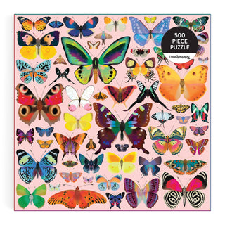 Brilliant Butterflies 500 Piece Family Puzzle - Olita Gifts & Goods