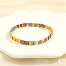 Load image into Gallery viewer, 5MM TILA Beads Beaded Elastic Bracelets - BJ: MIO55654-G
