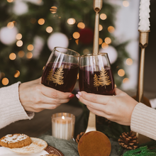 Load image into Gallery viewer, Trees Stemless Wine Glass Box Set
