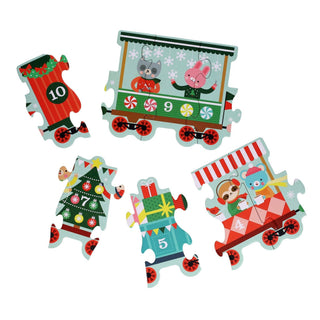Christmas Train Shaped Floor Puzzle - Olita Gifts & Goods