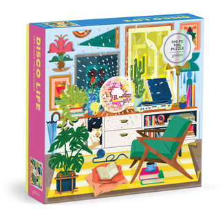 Disco Life 500 Piece Foil Puzzle - Olita Gifts & Goods