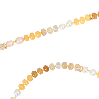 Blush Honey Jade Necklace - Olita Gifts & Goods