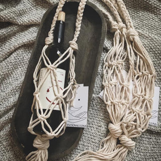 Macrame Wine Totes