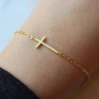 Sideways Cross Bracelets