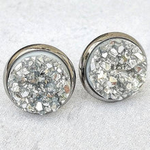 Load image into Gallery viewer, Round Druzy Studs: Multiple Colors
