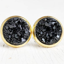 Load image into Gallery viewer, Round Druzy Studs: Multiple Colors
