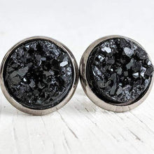 Load image into Gallery viewer, Round Druzy Studs: Multiple Colors
