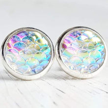 Load image into Gallery viewer, Round Druzy Studs: Multiple Colors
