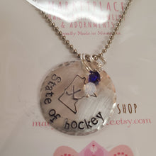 Load image into Gallery viewer, State of Hockey MN Necklace
