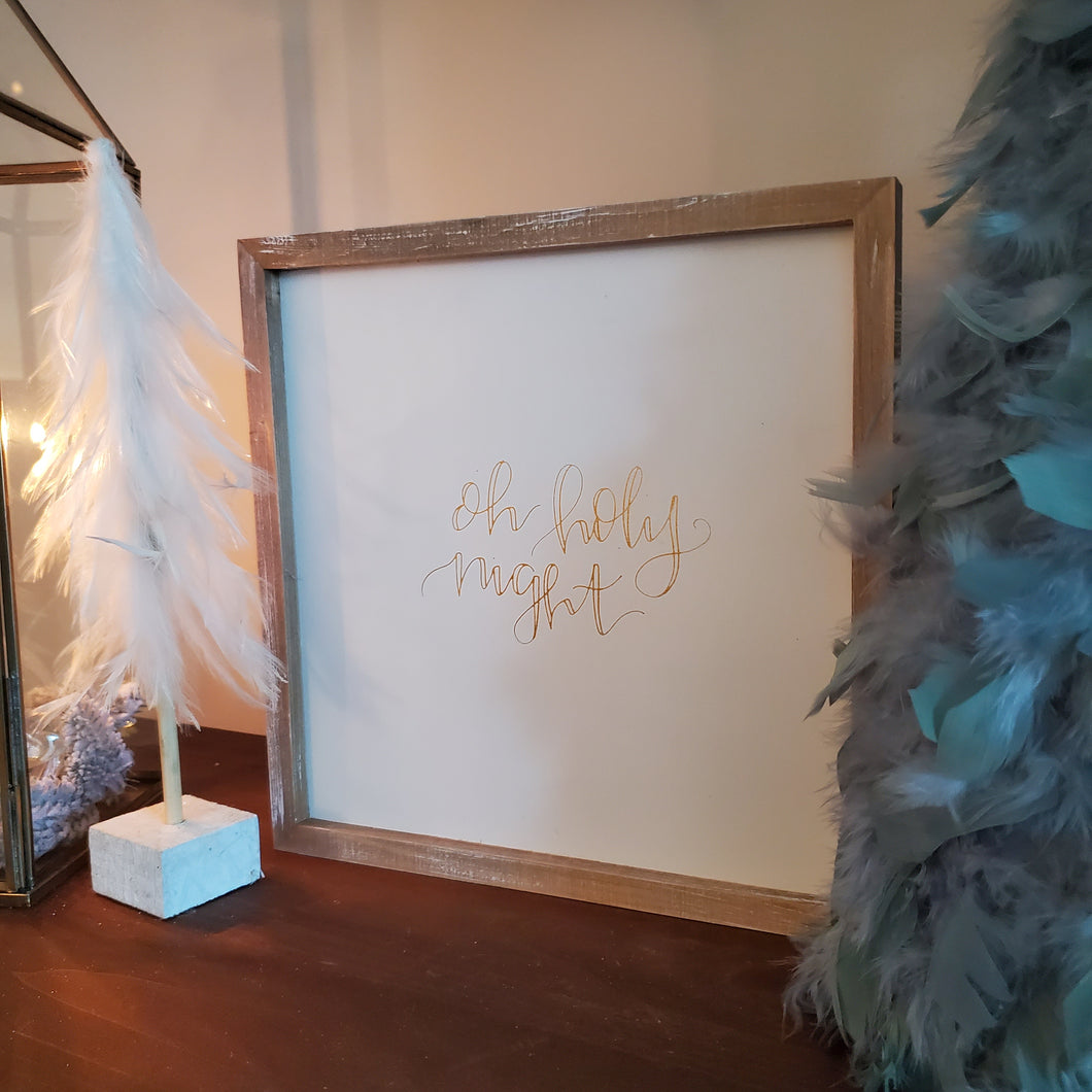 Oh Holy Night Sign