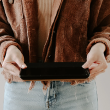 Load image into Gallery viewer, Stoneware Trays: Cream or Black
