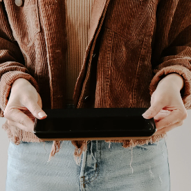 Stoneware Trays: Cream or Black