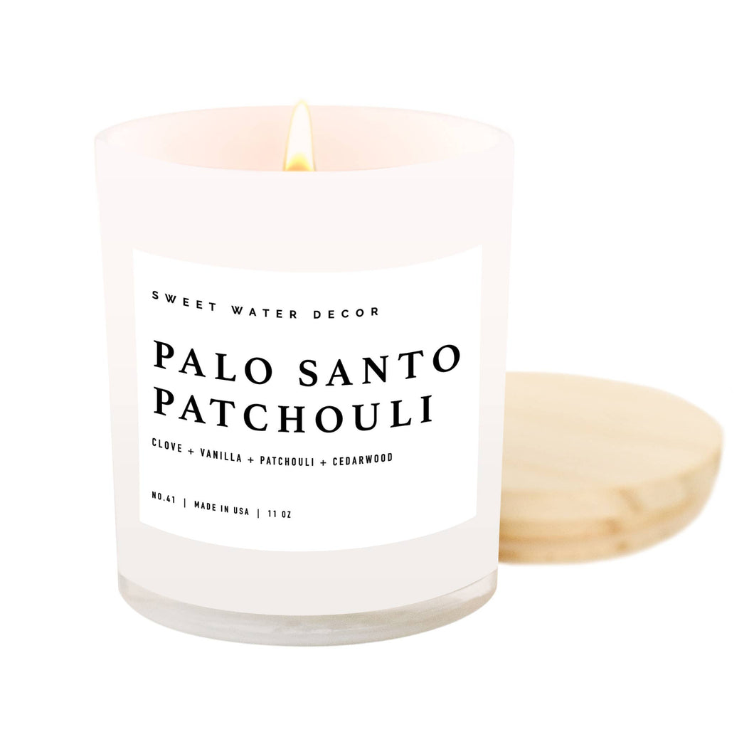 Palo Santo Patchouli Soy Candle