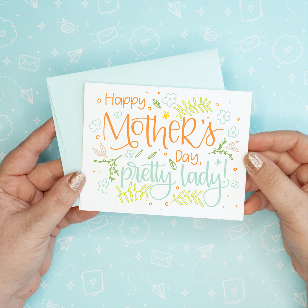 Mother's Day - Pretty Lady Card