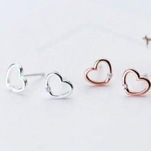 Load image into Gallery viewer, Liebe Heart Studs
