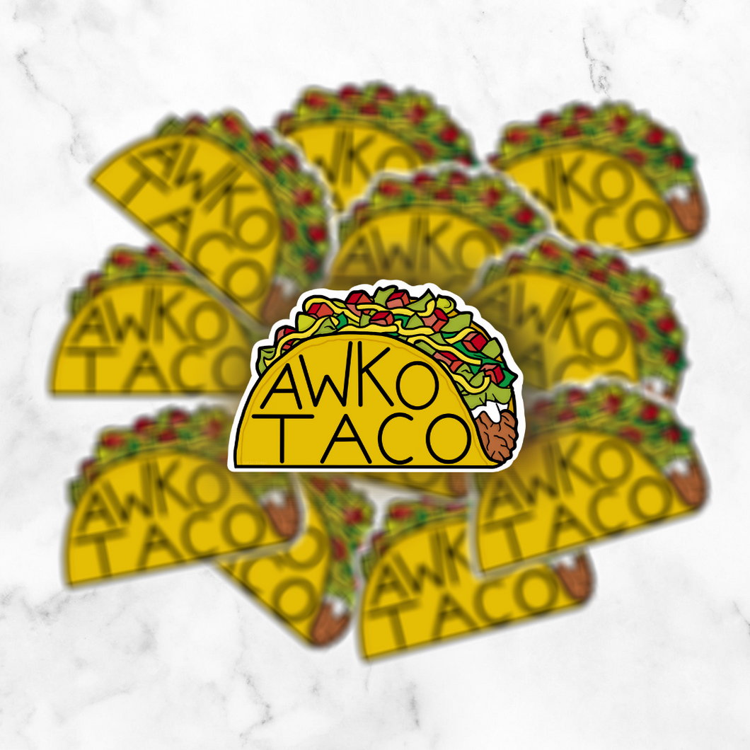 Awko Taco Sticker