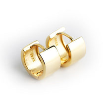 Load image into Gallery viewer, Huggie Earrings: Gold + Silver
