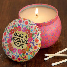 Load image into Gallery viewer, Quote Candle Tins: 2 Sizes
