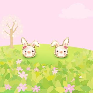 Bunny Earrings: Clip - On + Studs - Olita Gifts & Goods